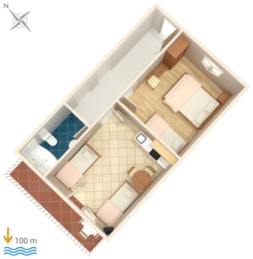 Apartments By The Sea Podaca, Makarska - 6874 Extérieur photo